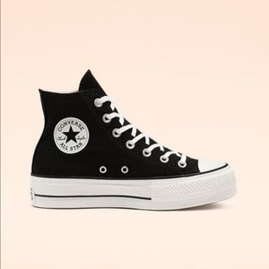Chuck Taylor All Star Platform Converse (black)
